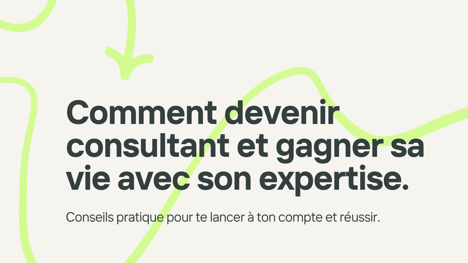 Devenir consultant / Gagner sa vie grâce à la consultation / Mathieu Varin